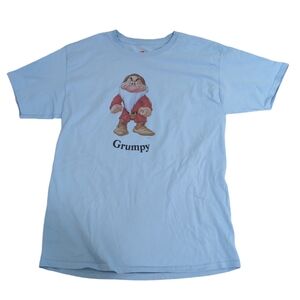 Grumpy t-shirt, Disney seven dwarfs, Hanes men's size large, unisex